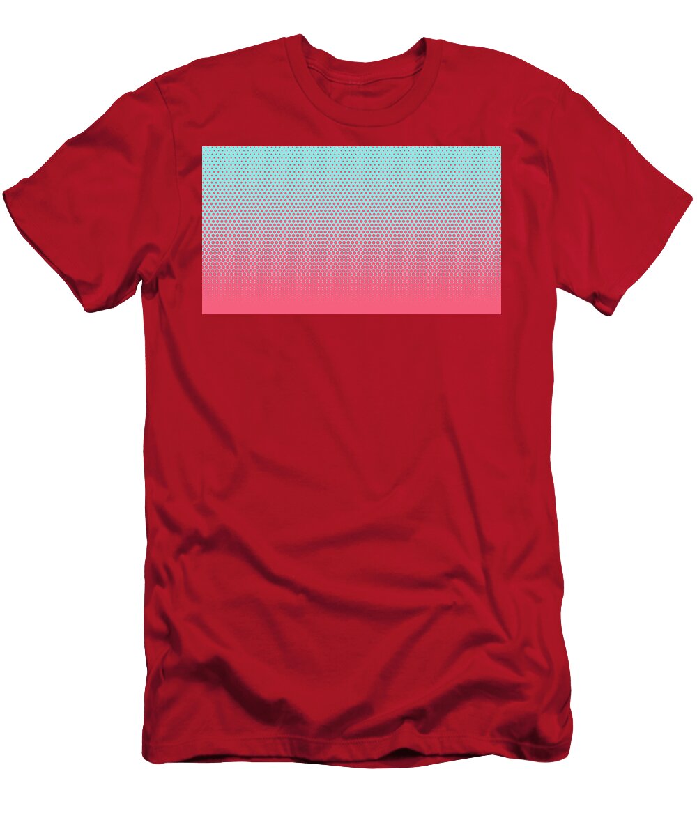 Halftone Gradient Pattern Vertical Illustration Herbert T-Shirt