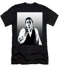 Halftone Man in Black Mugshot Gallery T-Shirt