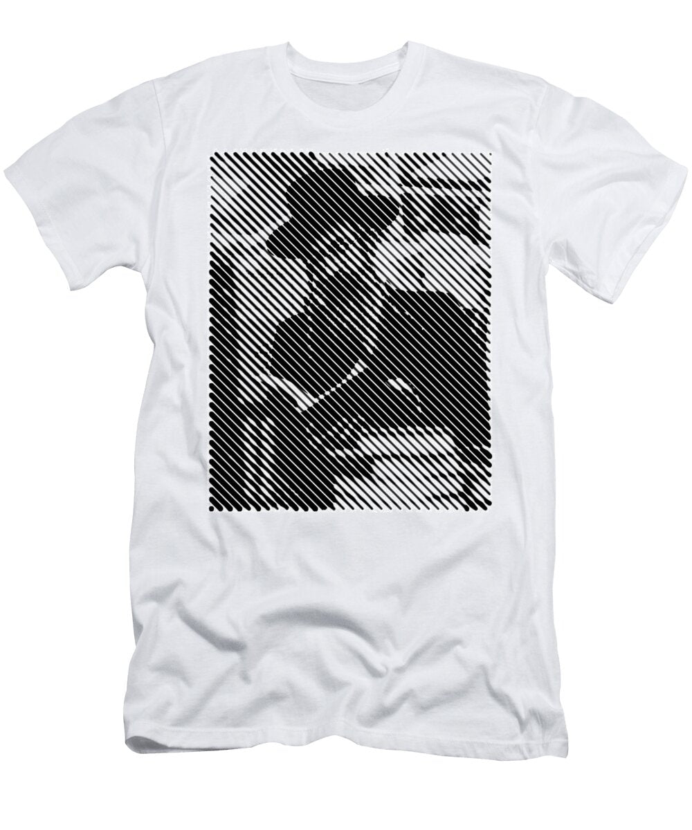Halftone Rabbi Browsing Sefer Anshie Kagan T-Shirt