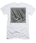 Halftone Rain Faces Bigalbaloo Stock T-Shirt