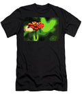 Halftone Red Zinnia Steven Green T-Shirt