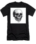 Halftone Skull Dissolving Into Particles Zacy Scared T-Shirt