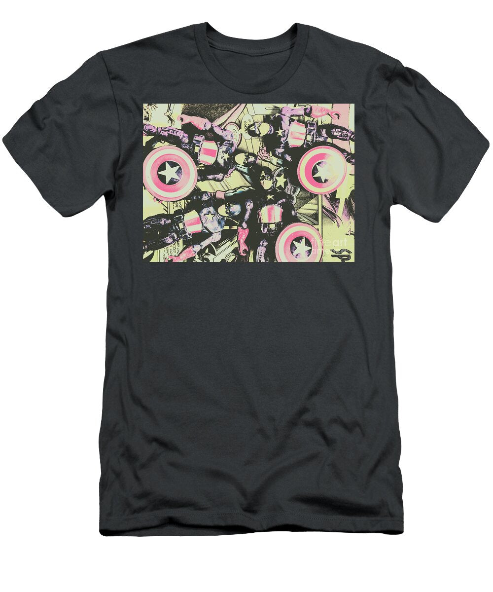 Halftone Superheroes Jorgo Photography Wall Art Gallery T-Shirt