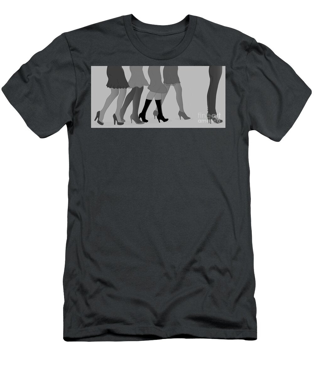 Halftone Womens Legs Bigalbaloo Stock T-Shirt