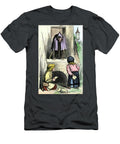Hansel and Gretel in Front of the Witchs House Illustration of a Tale of the Brothers Grimm American School T-Shirt
