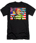 Harriet Tubman Martin Luther King Jr Malcolm X American Flag Wingsdomain Art and Photography T-Shirt