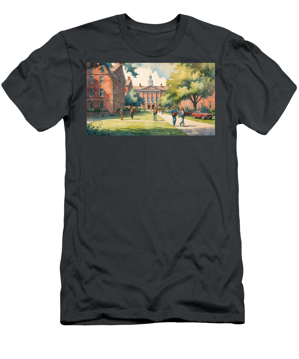 Harvard University Campus 1971 Anna Fernandez T-Shirt