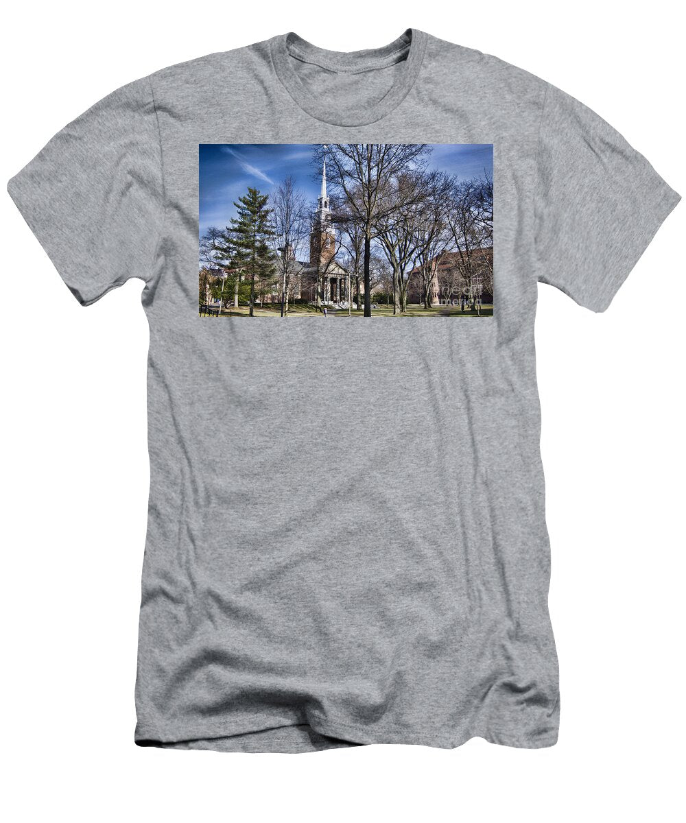 Harvard University Old Yard Church Douglas Barnard T-Shirt