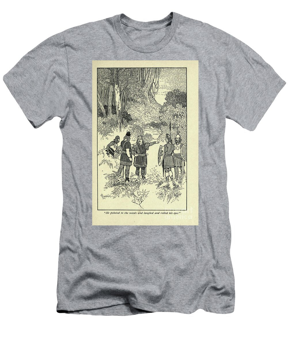 He Pointed to the Woods L2 Historic Illustrations T-Shirt