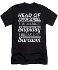 Head of Junior School Sarcasm Job Gift Item Shi Hu Kang T-Shirt