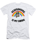 Headbanging Is My Cardio Funny Heavy Metal Lisa Stronzi T-Shirt