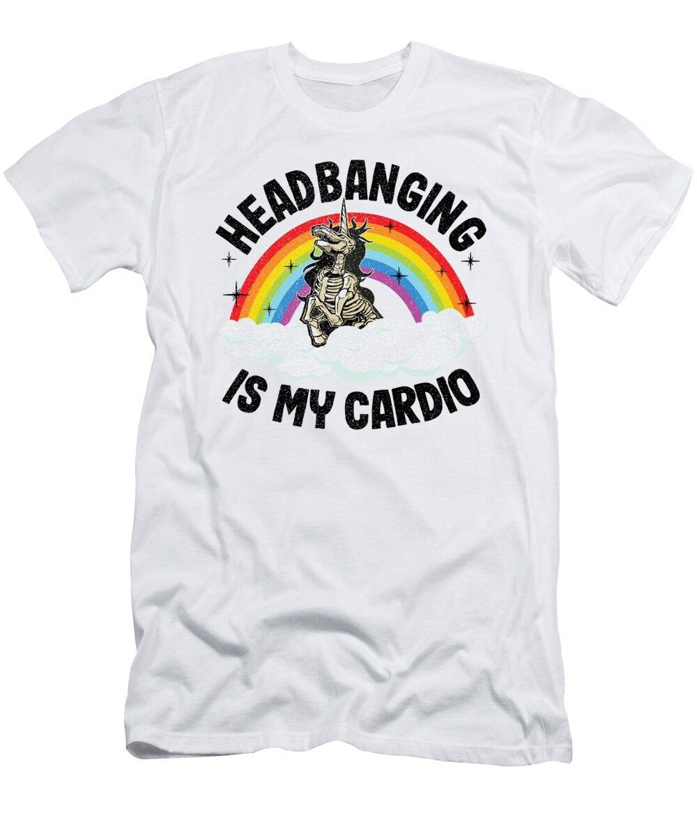 Headbanging Is My Cardio Funny Heavy Metal Lisa Stronzi T-Shirt
