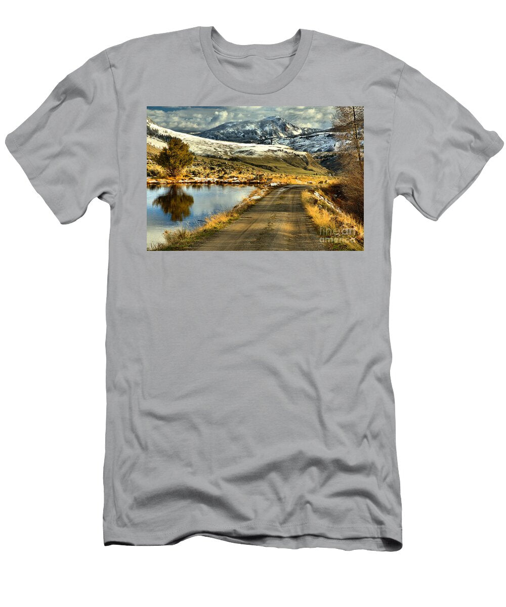 Headed to the Yellowstone Forever Overlook Campus Adam Jewell T-Shirt