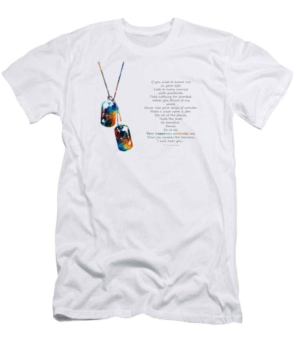 Healing Grief Art Honor Me Sharon Cummings T-Shirt