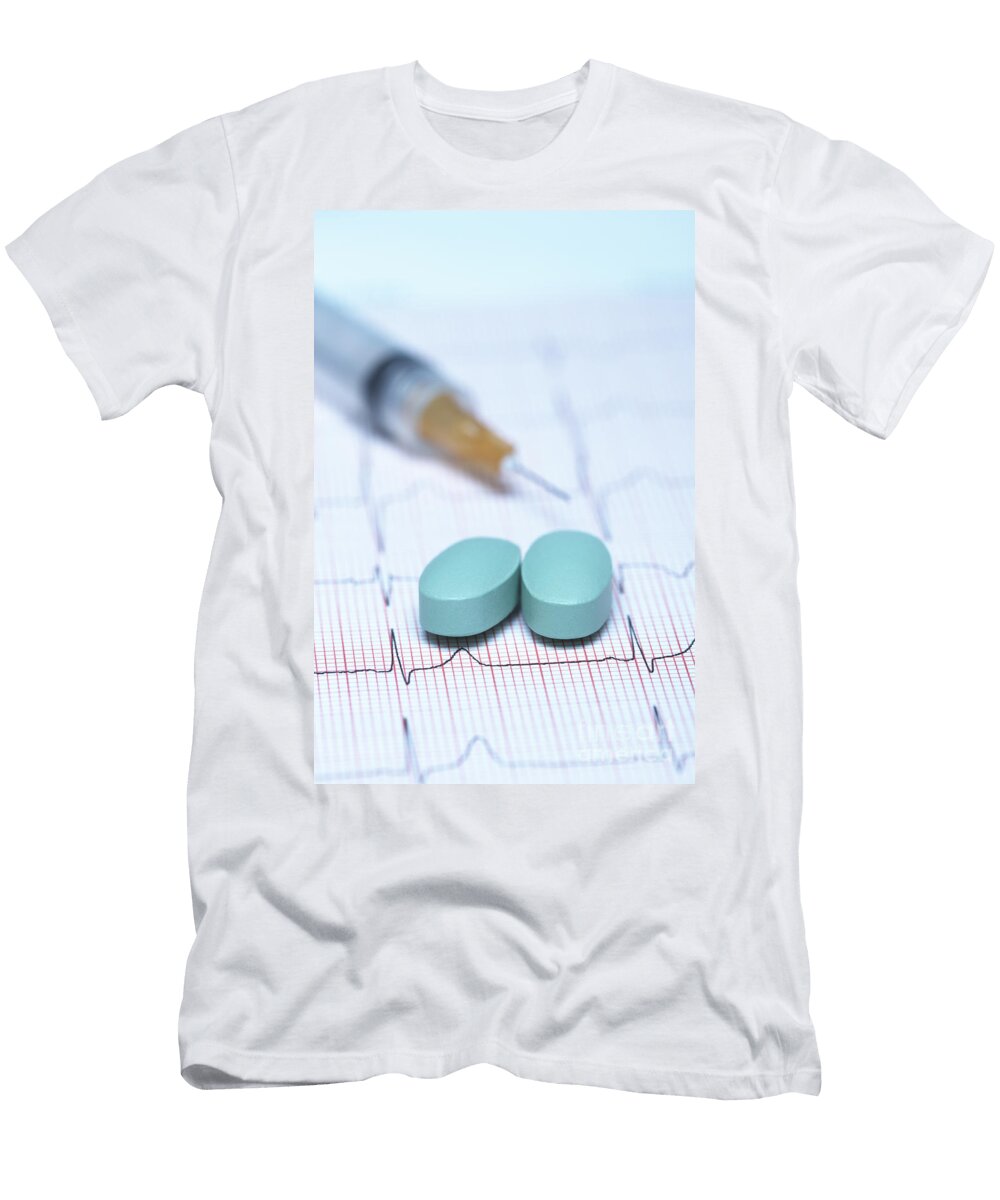 Healthy Electrocardiogram Giphotostock T-Shirt