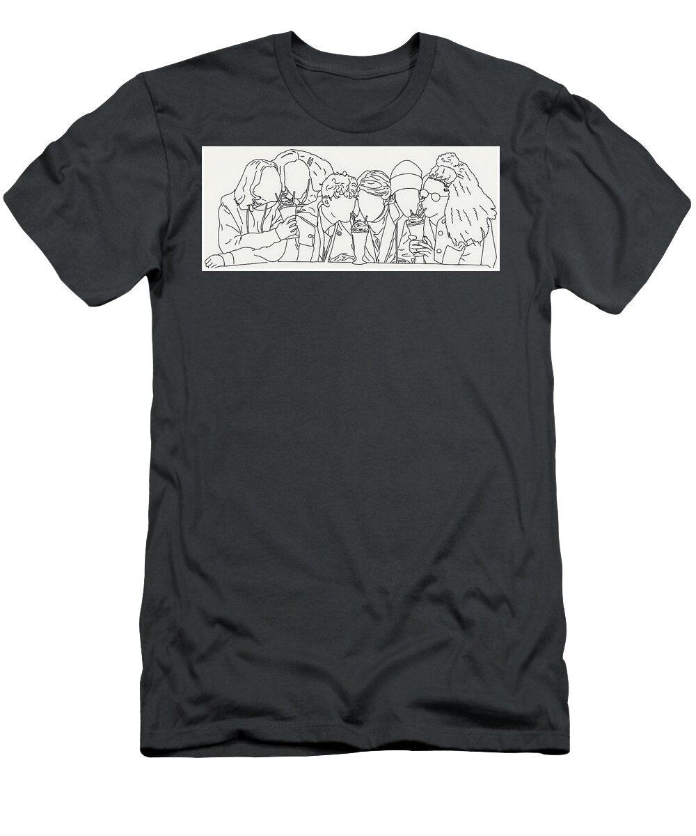Heartstopper Gang Lineart 2 Price Hannah T-Shirt