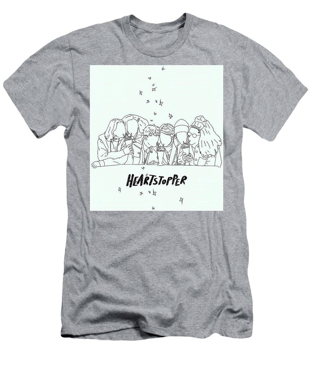 Heartstopper Gang Lineart Price Hannah T-Shirt