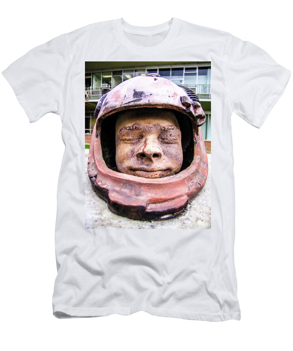 Helmet Head Sculpture Will Elmore T-Shirt