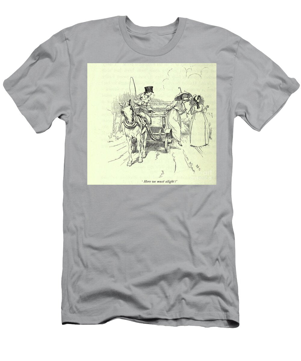 Here We Must Alight L5 Historic Illustrations T-Shirt