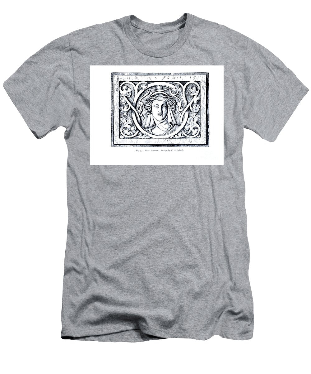 High Relief Design By C G Leland R5 Historic Illustrations T-Shirt