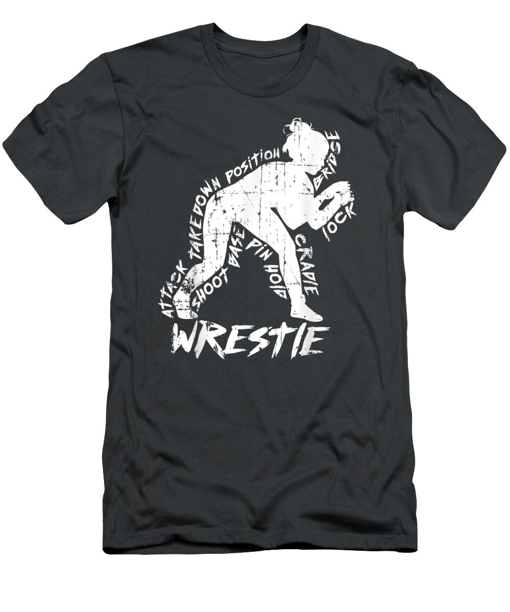 High School Wrestling Mom Dad for Girls Wrestling Laceya Lilyr T-Shirt