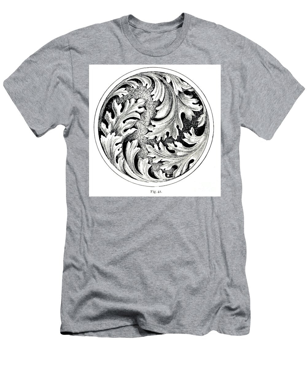 Highly Finished Circular Panel Studies of Foliage R1 Historic Illustrations T-Shirt