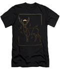 Hirsch Lineart Manuel Schmucker T-Shirt