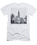 Historic Stone Chapel Drury University Springfield Missouri Campus Heritage in Black and White Dmr Filho T-Shirt
