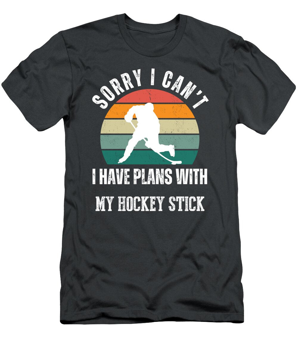 Hockey Stick Plans Score Laughs Sporting Style Hockey T-Shirt