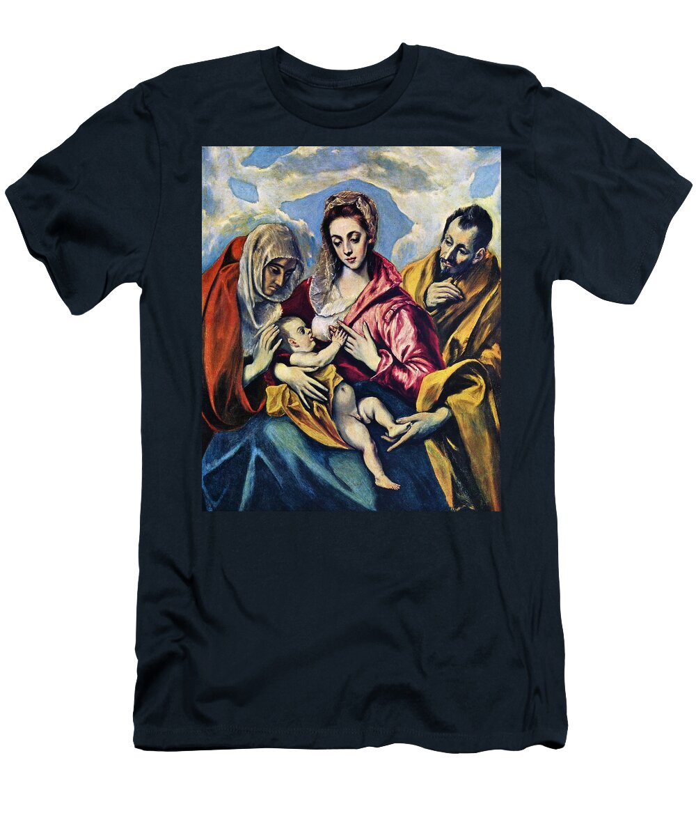 Holy Family with St Anne El Greco T-Shirt