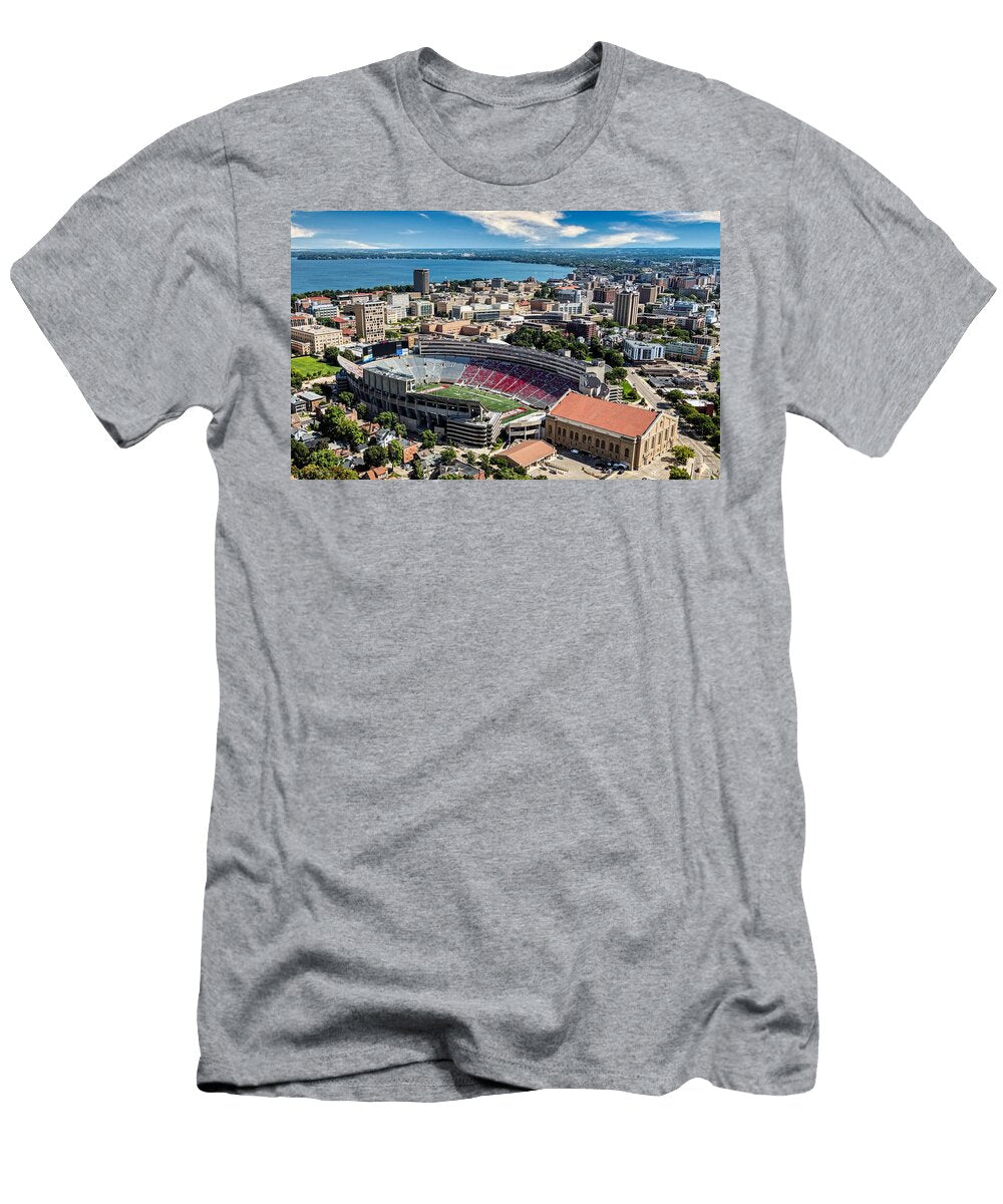Home of the Wisconsin Badgers Camp Randall Football Stadium Library of Congress T-Shirt