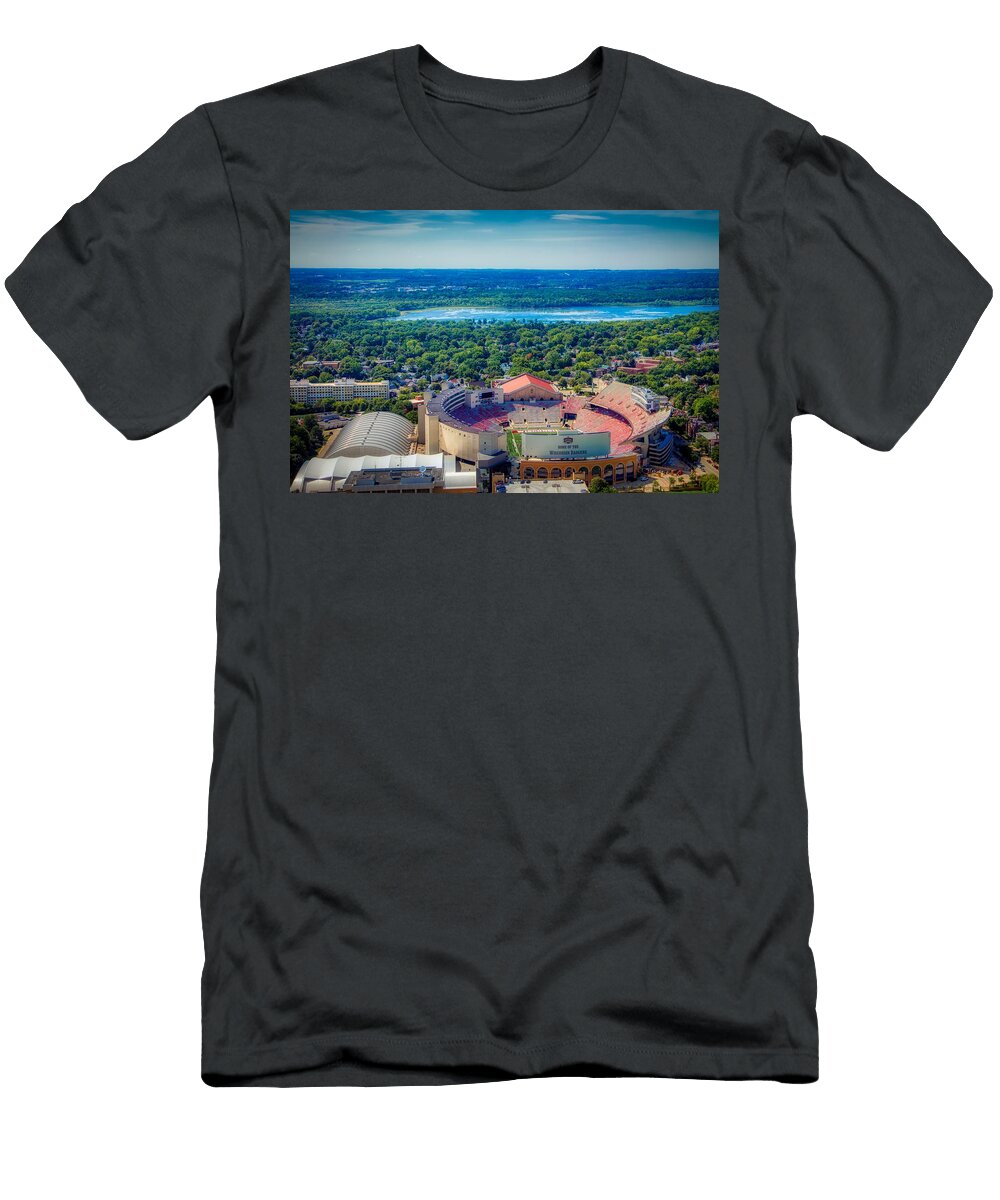 Home of the Wisconsin Badgers Camp Randall Stadium Mountain Dreams T-Shirt