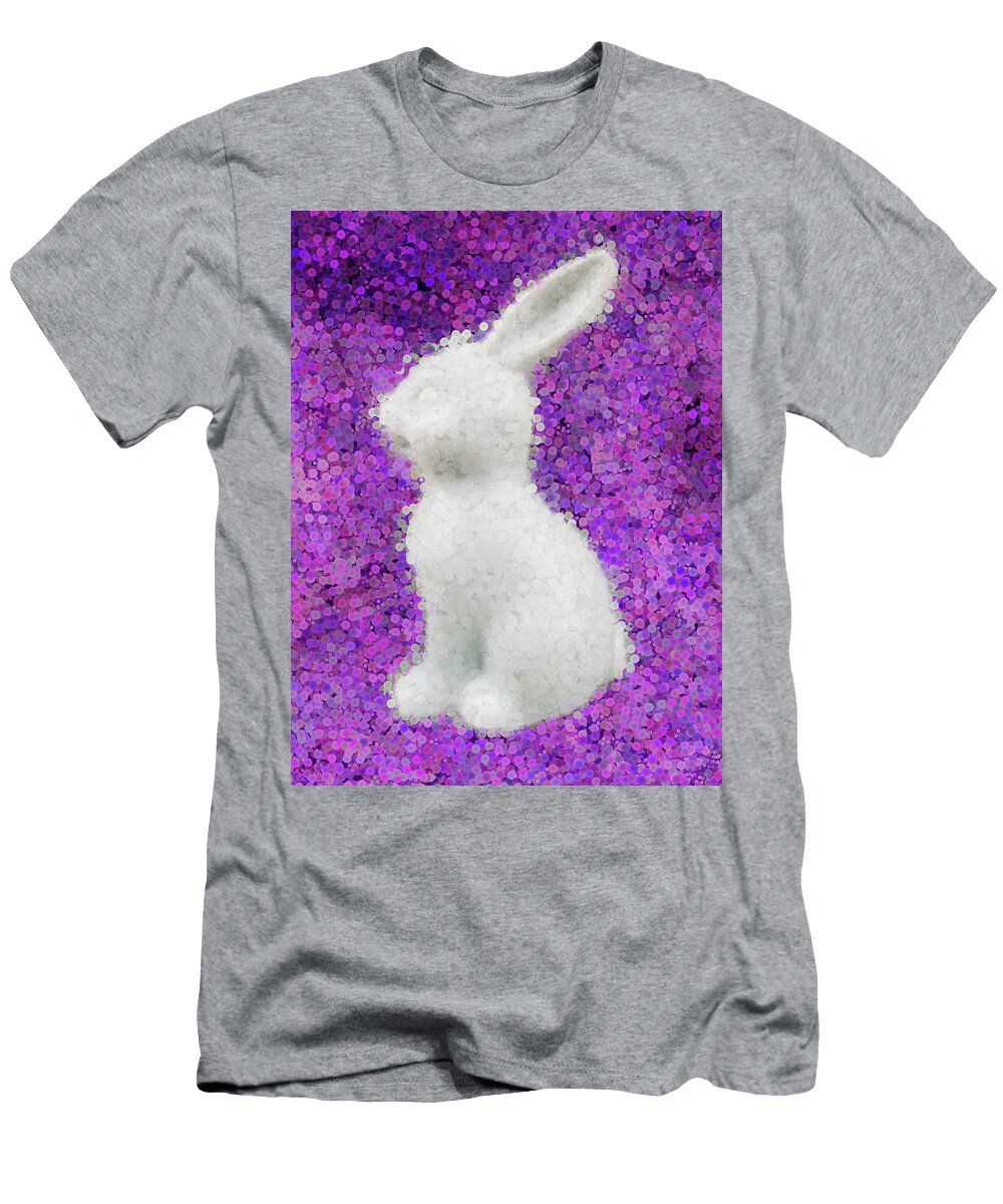 Honey Bunny Pointillism Leslie Montgomery T-Shirt