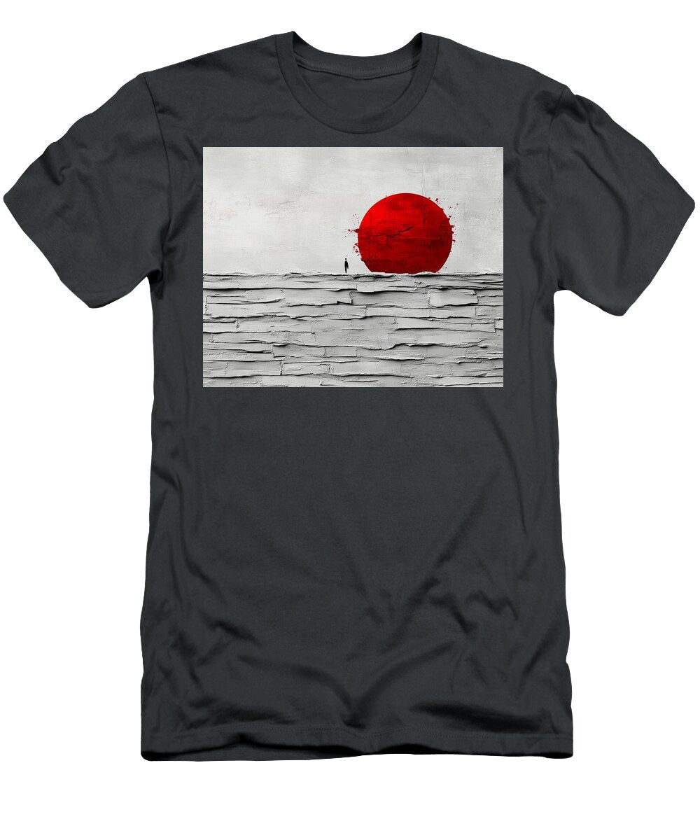Horizon in Red Milo Serrano T-Shirt