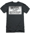 Hotel Cafe Restaurant Sign Teresa Mucha T-Shirt