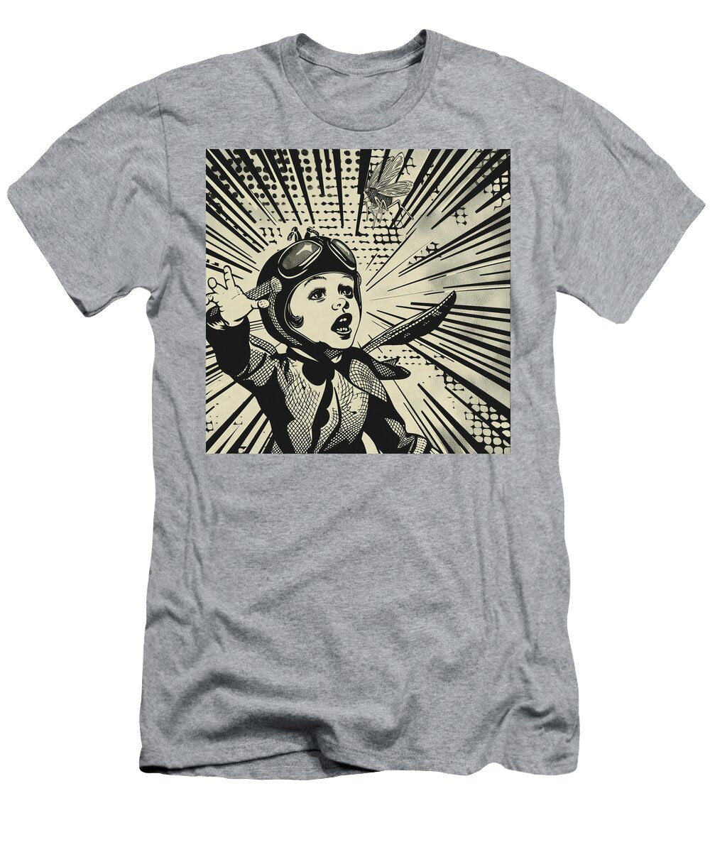 Housefly Costume Comic Book Panel 132 Mad Paperairplanes T-Shirt