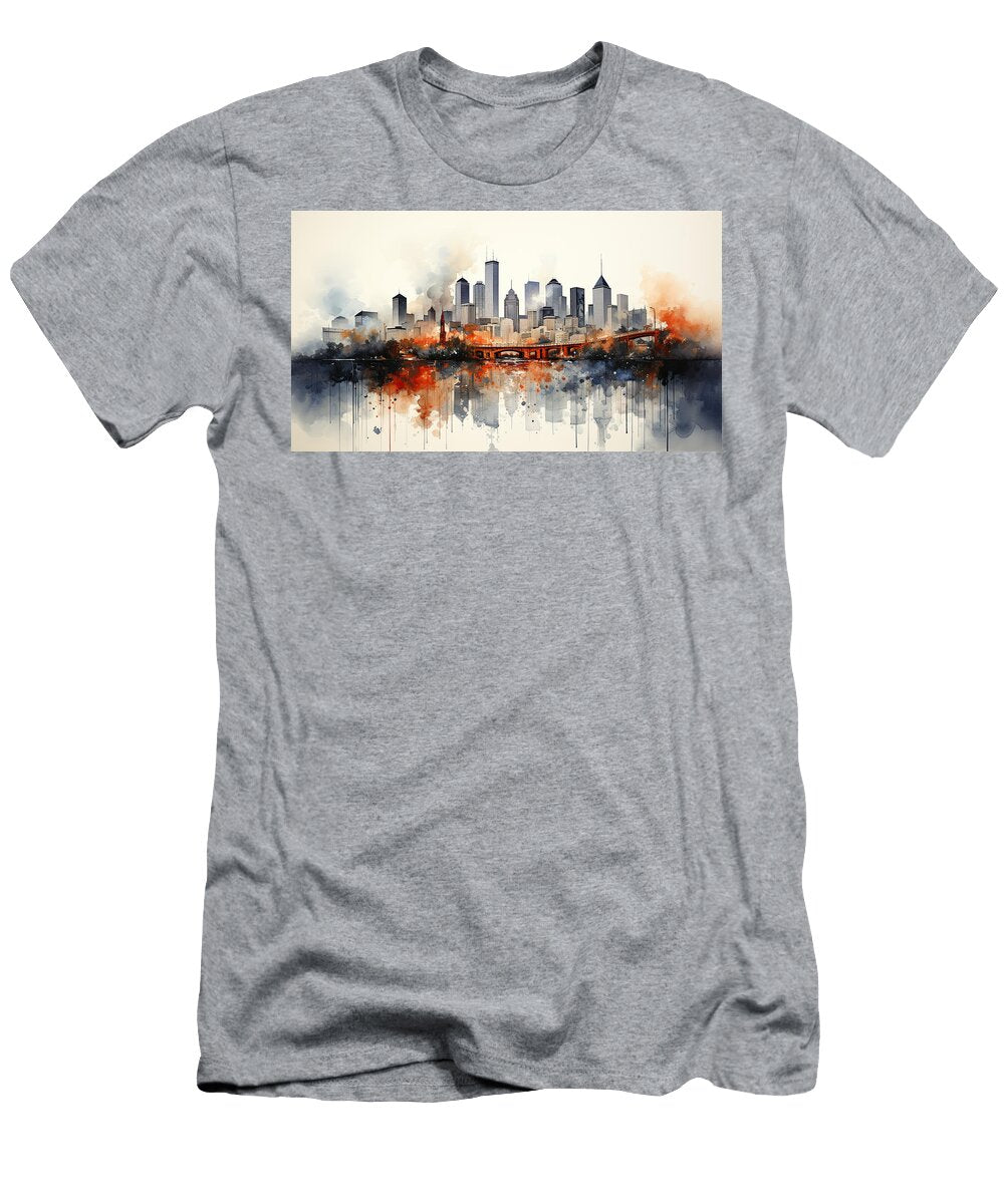 Houston Texas Lineart Evie Carrier T-Shirt