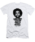 Huey Percy Newton in Lineart with Quotes Andika Bahtiar T-Shirt