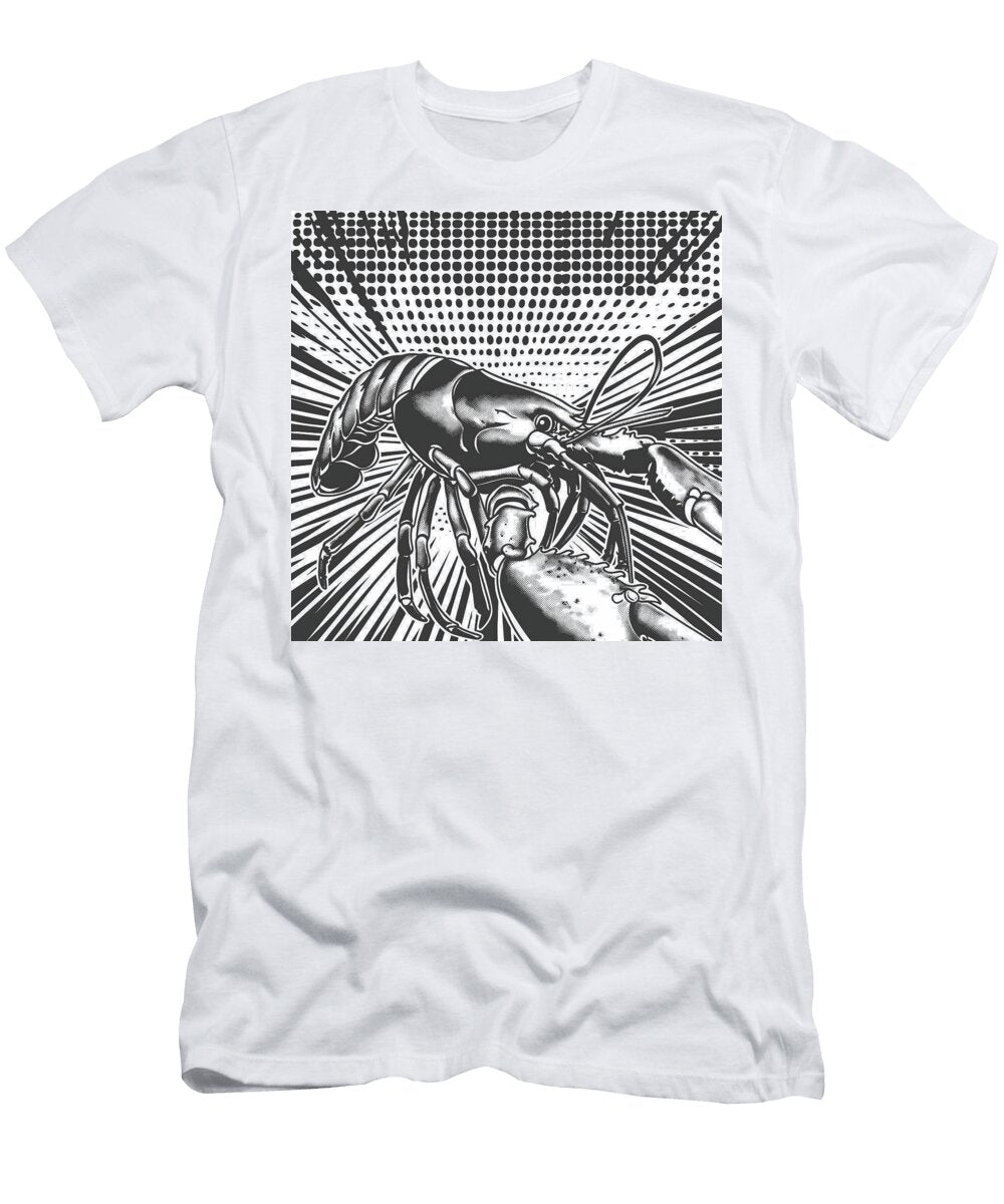 Huge Claw Lobster Comic Book Art 26 Mad Paperairplanes T-Shirt