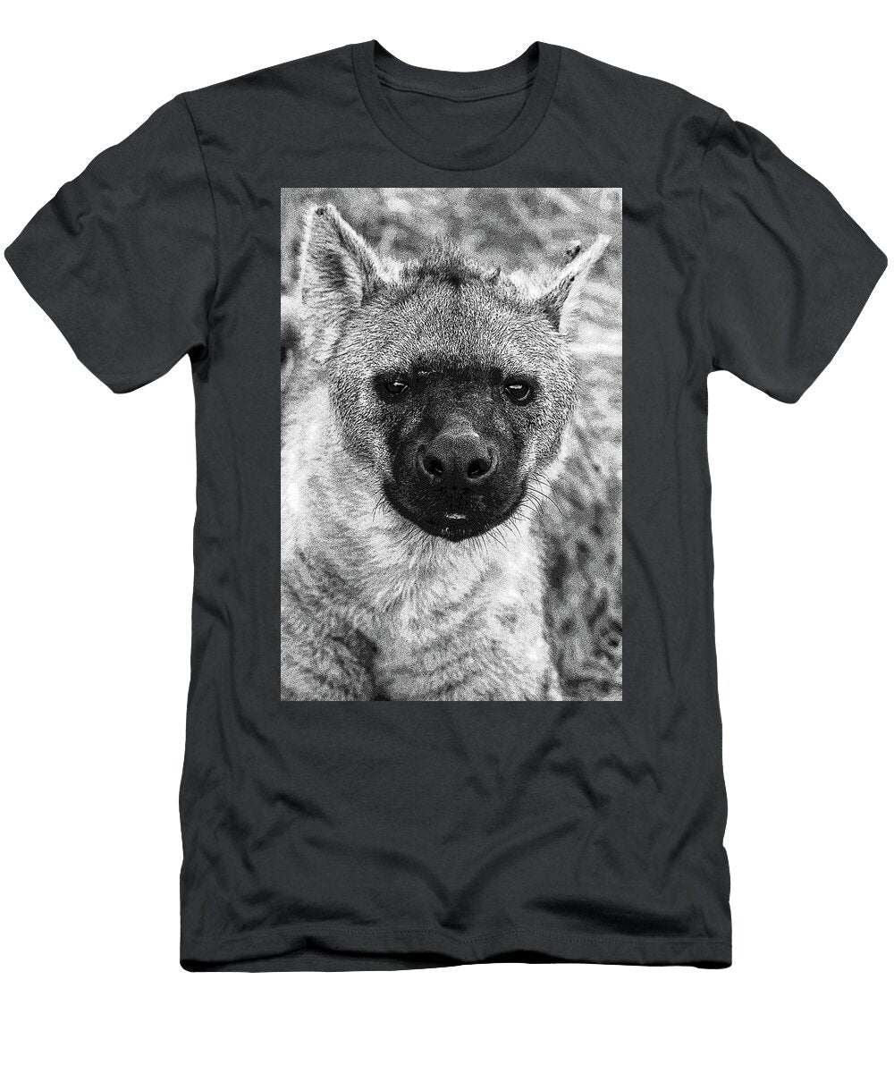 Hyena Black and White Digital Maryjane Sesto T-Shirt