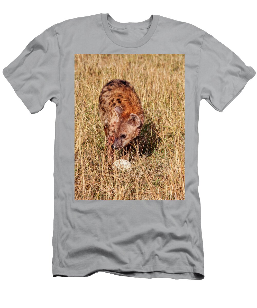 Hyena in the Wild Mark Coran T-Shirt