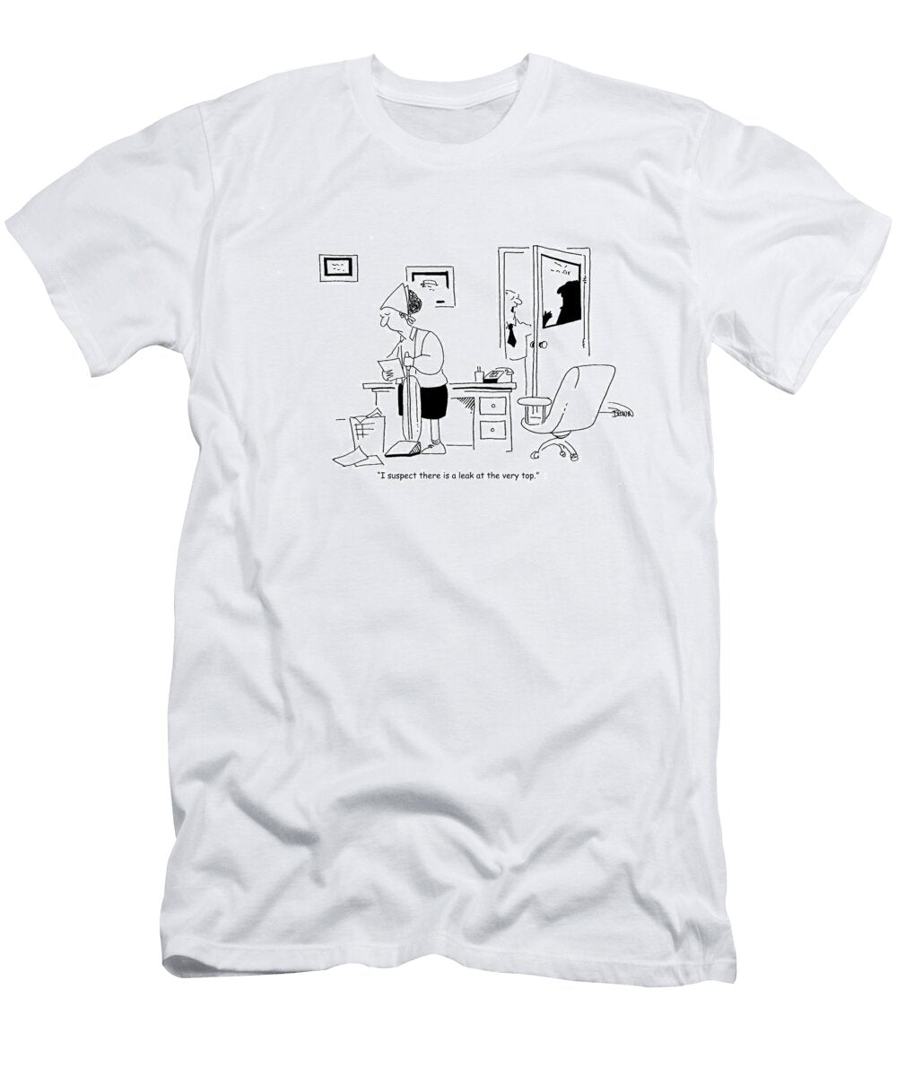 I Suspect There Is a Leak At the Very Top Joe Brown T-Shirt