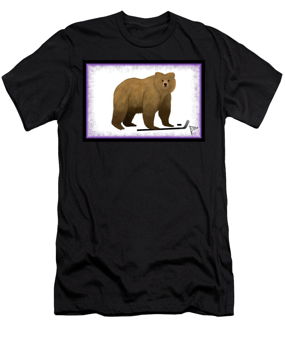 Ice Hocke Be Pur College Mascot Designs T-Shirt