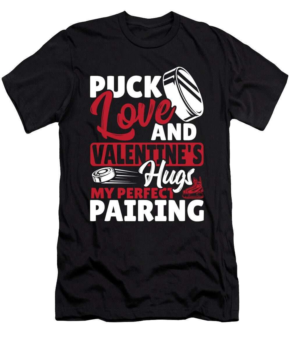 Ice Skating Ice Skates Junior Hockey Hockey Valentines Alessandra Roth T-Shirt