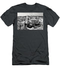 Iconic Washington State University Wsu Bryan Hall Clock Tower Aerial View Pullman Black and White Dmr Filho T-Shirt