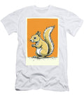 Illustrated Squirrel Standing Alert Wall Art Prints T-Shirt