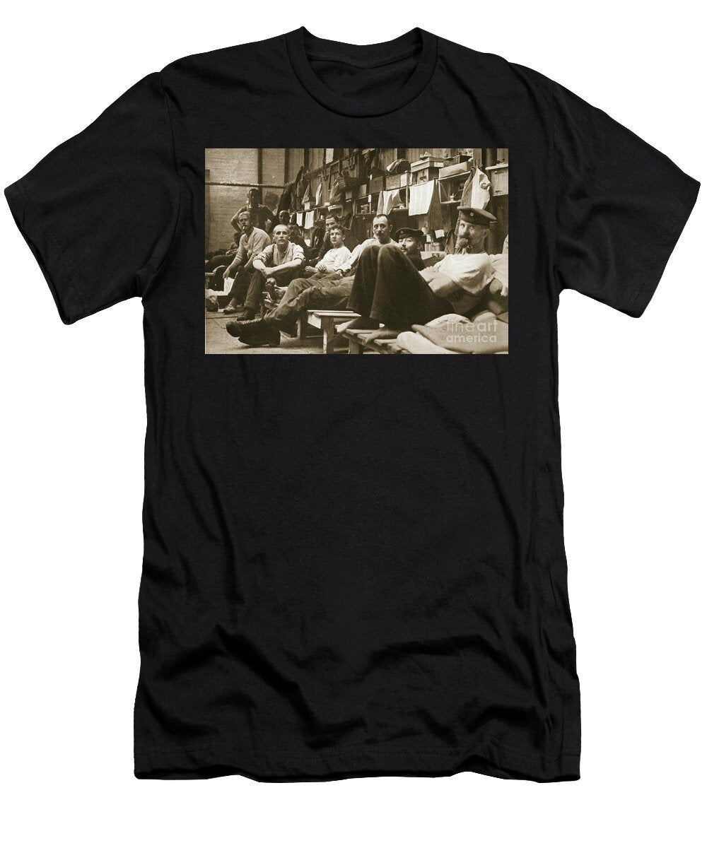 In Quarters Handforth Illustration From German Prisoners in Great Britain English Photographer T-Shirt