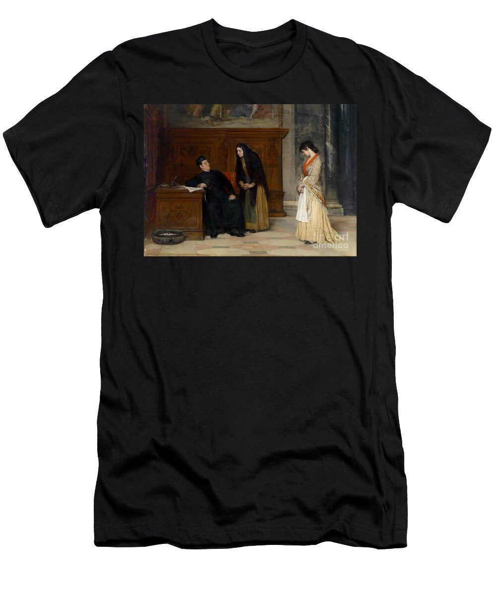 In the Sacristy Eugen Von Blaas T-Shirt