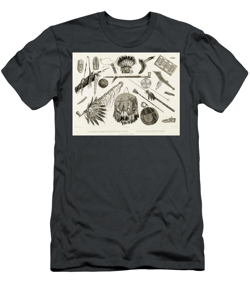 Indian Utensils and Arms 1841 Karl Bodmer T-Shirt