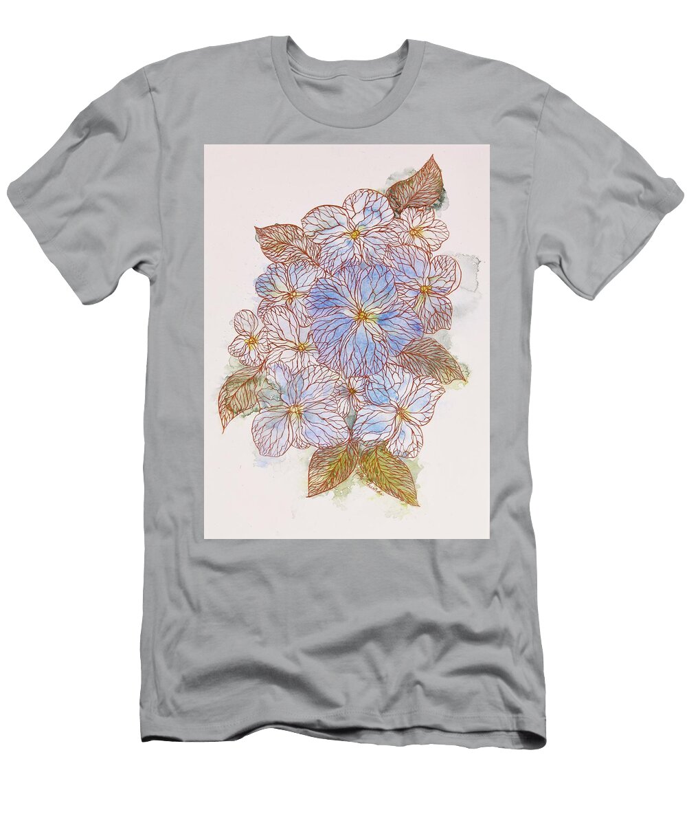 Inked Floral 1 Kelly Edwards T-Shirt